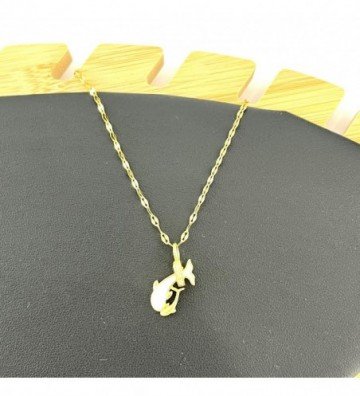 Collares acero Dorado...