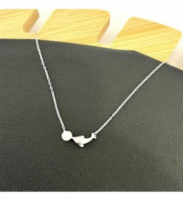 Collares acero Plateado...