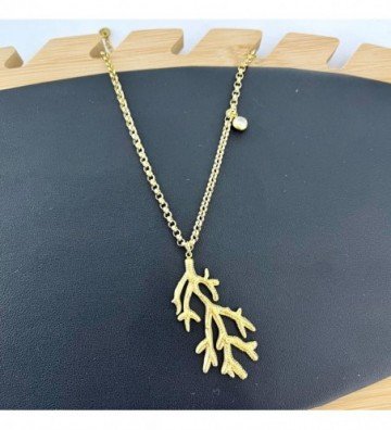 Collares acero Dorado...