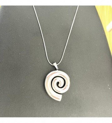 Collares acero Plateado...