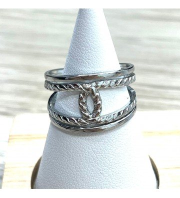 Anillos Sortijas acero...