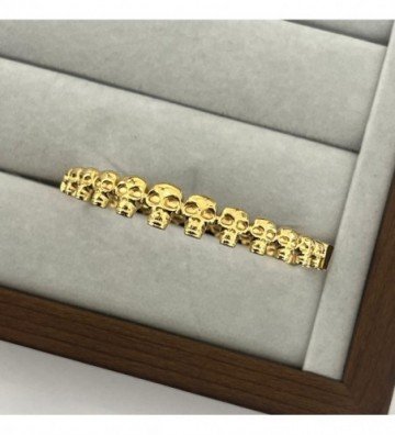 Pulseras brazaletes acero...