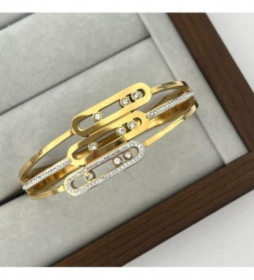 Pulseras brazaletes acero...
