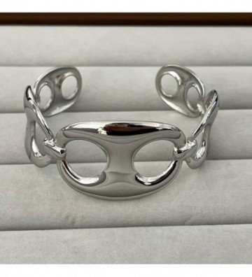 Pulseras brazaletes acero...