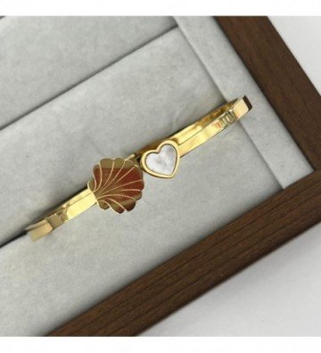 Pulseras brazaletes acero...