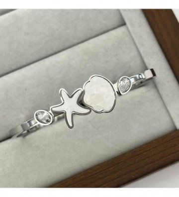 Pulseras brazaletes acero...