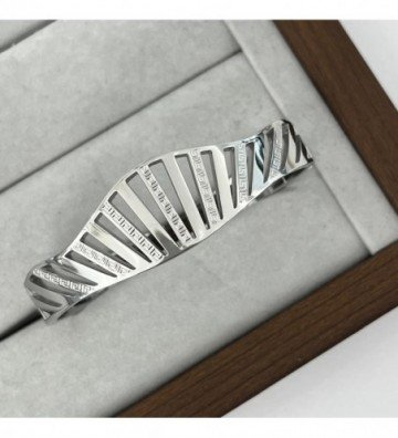 Pulseras brazaletes acero...
