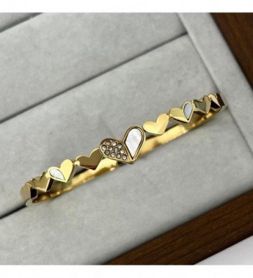 Pulseras brazaletes acero...