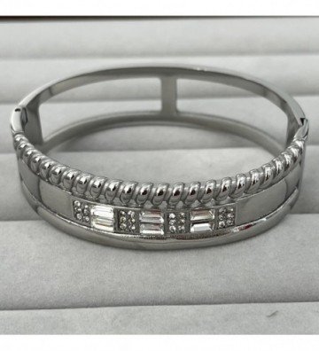 Pulseras brazaletes acero...