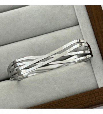 Pulseras brazaletes acero...