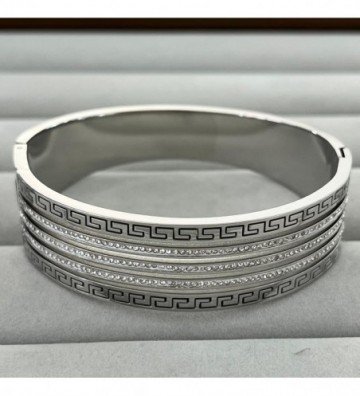 Pulseras brazaletes acero...