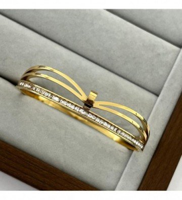 Pulseras brazaletes acero...
