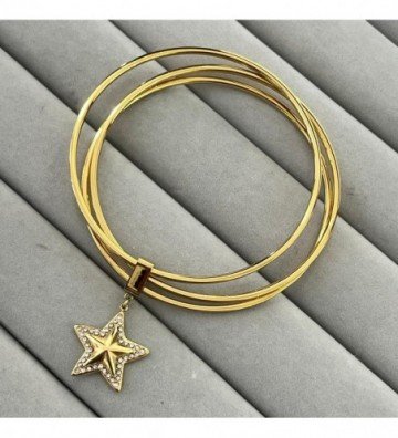 Pulseras brazaletes acero...