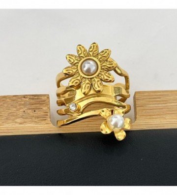 Anillos Sortijas acero...