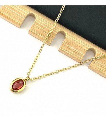 Collares acero dorado...