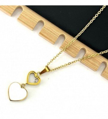 Collares acero dorado...