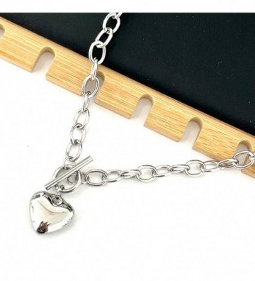 Collares acero plateado...
