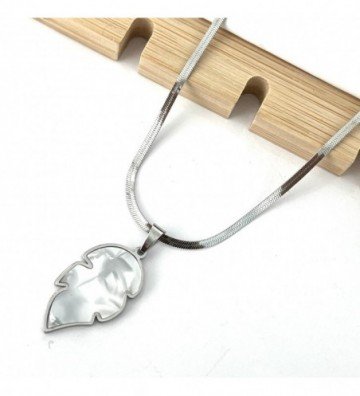 Collares acero plateado...