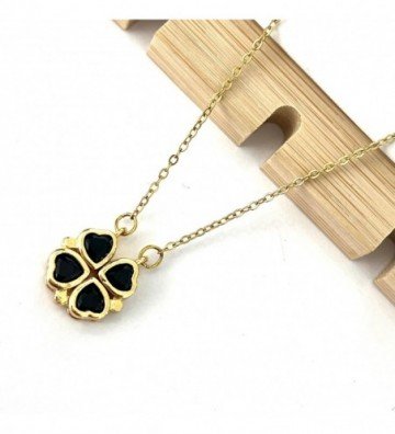 Collares acero dorado...