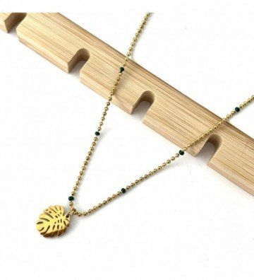 Collares acero dorado...