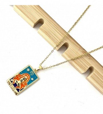 Collares acero dorado...