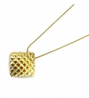 Collares acero dorado...