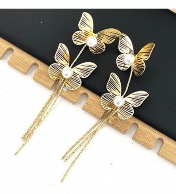 Pendientes acero dorado...