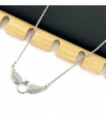 Collares acero plateado...