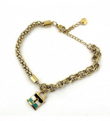 Pulseras brazaletes acero...