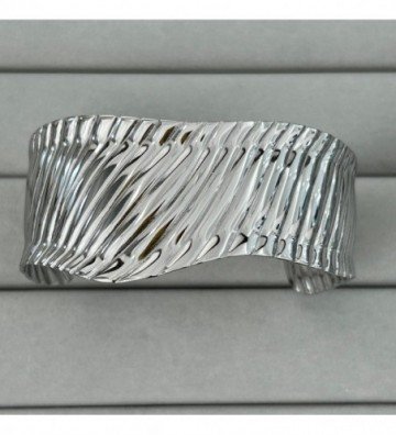 Pulseras brazaletes acero...