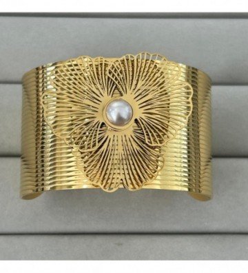 Pulseras brazaletes acero...