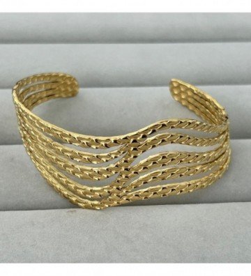 Pulseras brazaletes acero...
