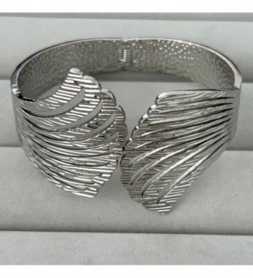 Pulseras brazaletes acero...