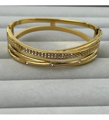 Pulseras brazaletes acero...