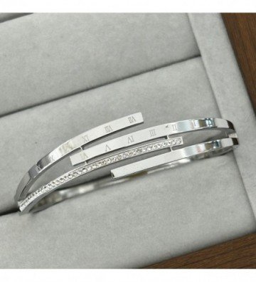 Pulseras brazaletes acero...