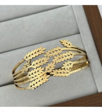 Pulseras brazaletes acero...