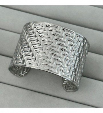 Pulseras brazaletes acero...