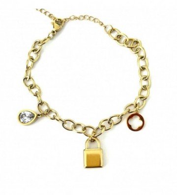 Pulseras brazaletes acero...