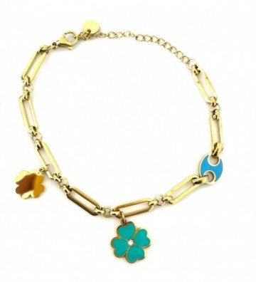 Pulseras brazaletes acero...
