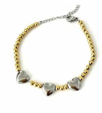 Pulseras brazaletes acero...
