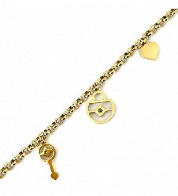 Pulseras brazaletes acero...