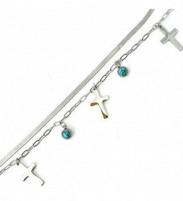 Pulseras brazaletes acero...