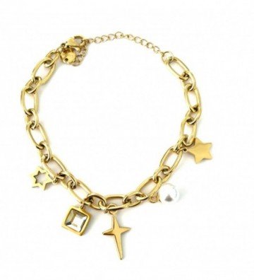 Pulseras brazaletes acero...
