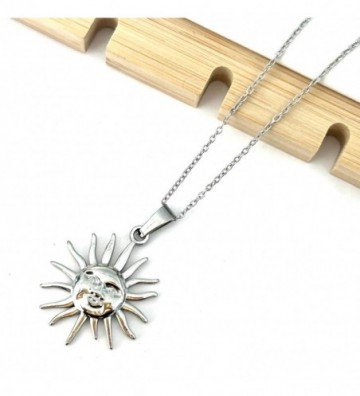 Collares acero plateado...