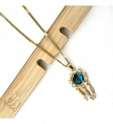 Collares acero dorado...