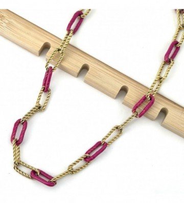 Collares acero dorado...