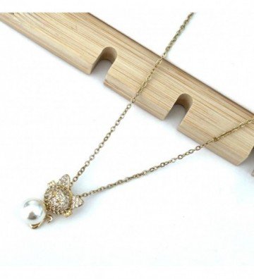 Collares acero dorado...