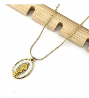 Collares acero dorado...