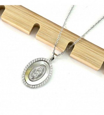 Collares acero plateado...