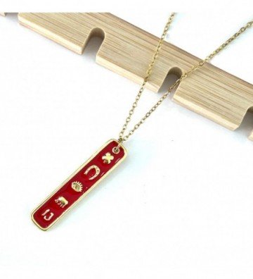 Collares acero dorado...